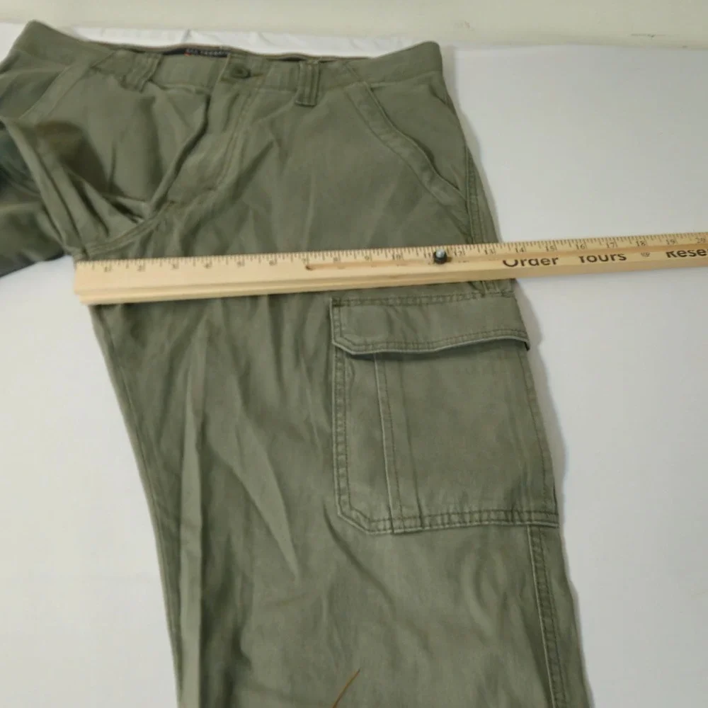 Wrangler ATG Cargo Pants Mens 32x34 Green All Terrain Gear Straight Leg‎ Utility